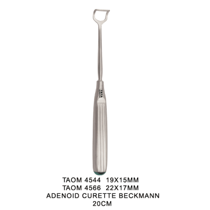 Adenoid Curette Beckmann - Best 20cm ENT Instrument