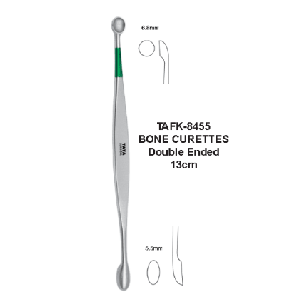 Bone Curettes Double Ended 13cm - Best Precision Tool