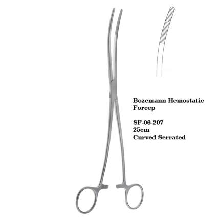 BOZEMANN FORCEPS 25CM SF 06207