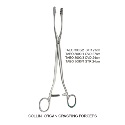 COLLIN ORGAN GRASPING FORCEPS-TAEO 3000/2 STR 27cm