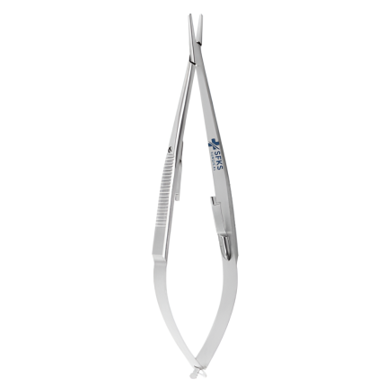 Castroviejo Needle Holder 14cm Straight Smooth With Lock