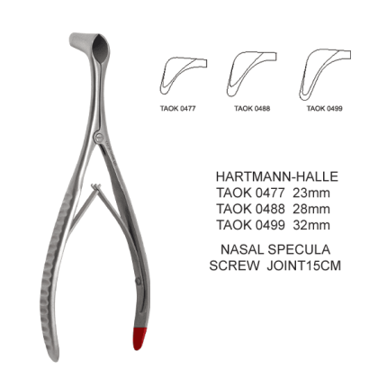 Nasal Specula Screw Joint Hartmann-Halle 23Mm