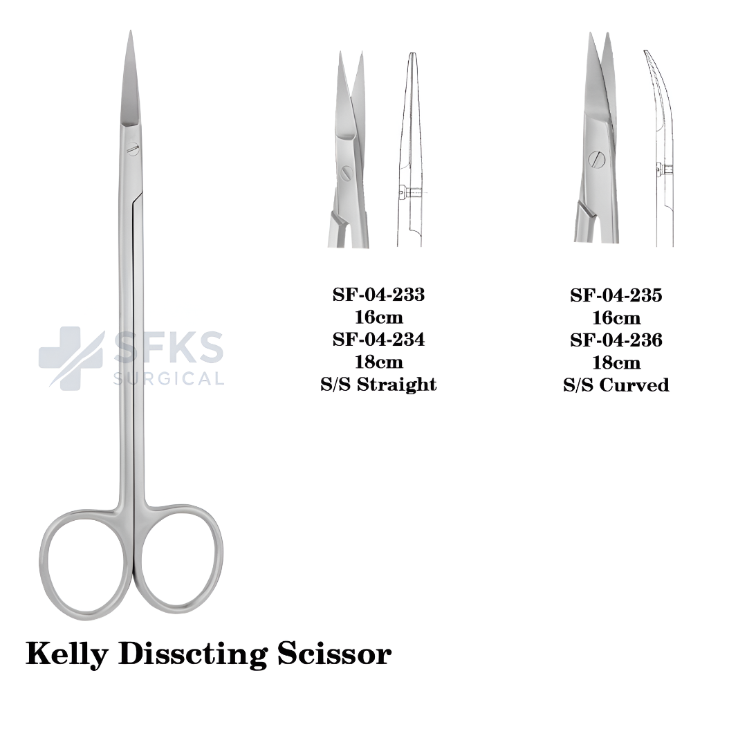 Kelly Operating Dissecting Scissor Kelly, Dissecting Scissor, Sharp & Sharp