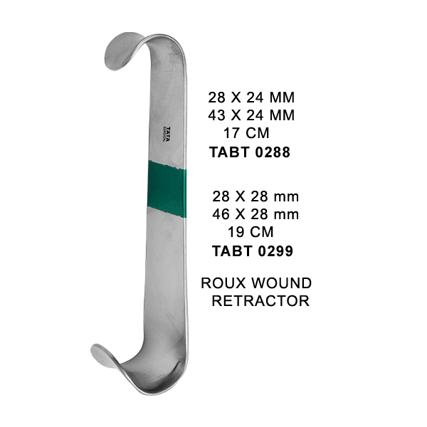 ROUX-WOUND-RETRACTOR-TABT-0288.png Roux Wound Retractor 28 X 24 Mm - Image 1