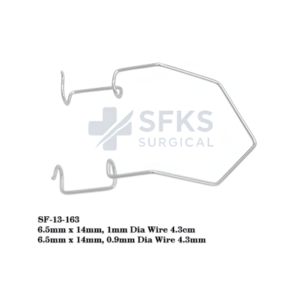 Kratz Barraquer Wire Speculum 6.5mm x 14mm - Adult & Pediatric - Wire Eye Speculum