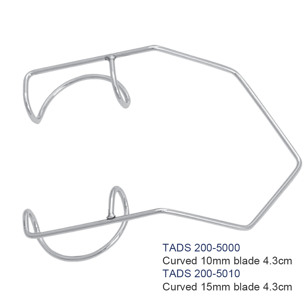 TADS-200-5000-TADS-200-5010.jpg Barraquer Eye Speculum Curved 15mm - Image 1