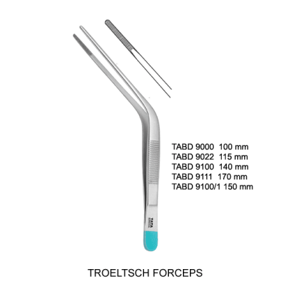 TROELTSCH TISSUE FORCEPS TABD 9000 100mm
