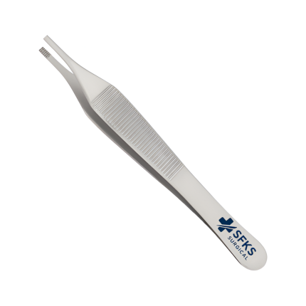 Adson Brown Tweezers 12cm SF-DE-674 Tissue Forceps Brown Teeth Manufacturer Sialkot