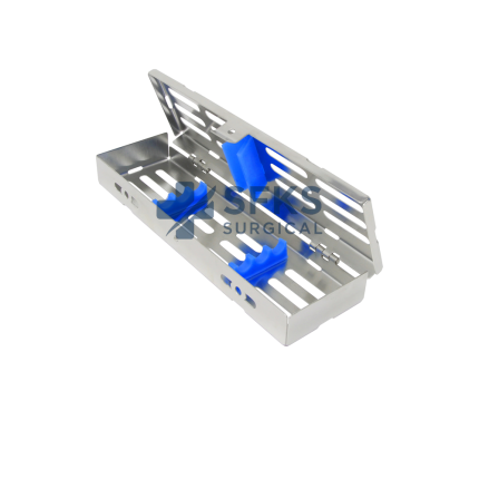 SF-09-253 Sterilization Cassette Tray For 5 Instruments Stainless Steel Dental Autoclave Cassette Manufacturer Exporter SFKS Surgical Pakistan