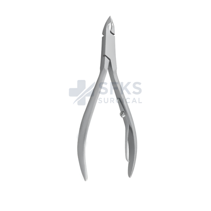Cuticle Pliers Single Spring 10cm