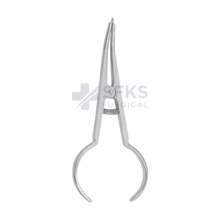 SF-09-193 Elastic Separating Pliers With Outstop 15cm Angulated Beaks Grooved Beaks With Stopper Stainless Steel Orthodontic Pliers Manufacturer Exporter SFKS Surgical Pakistan