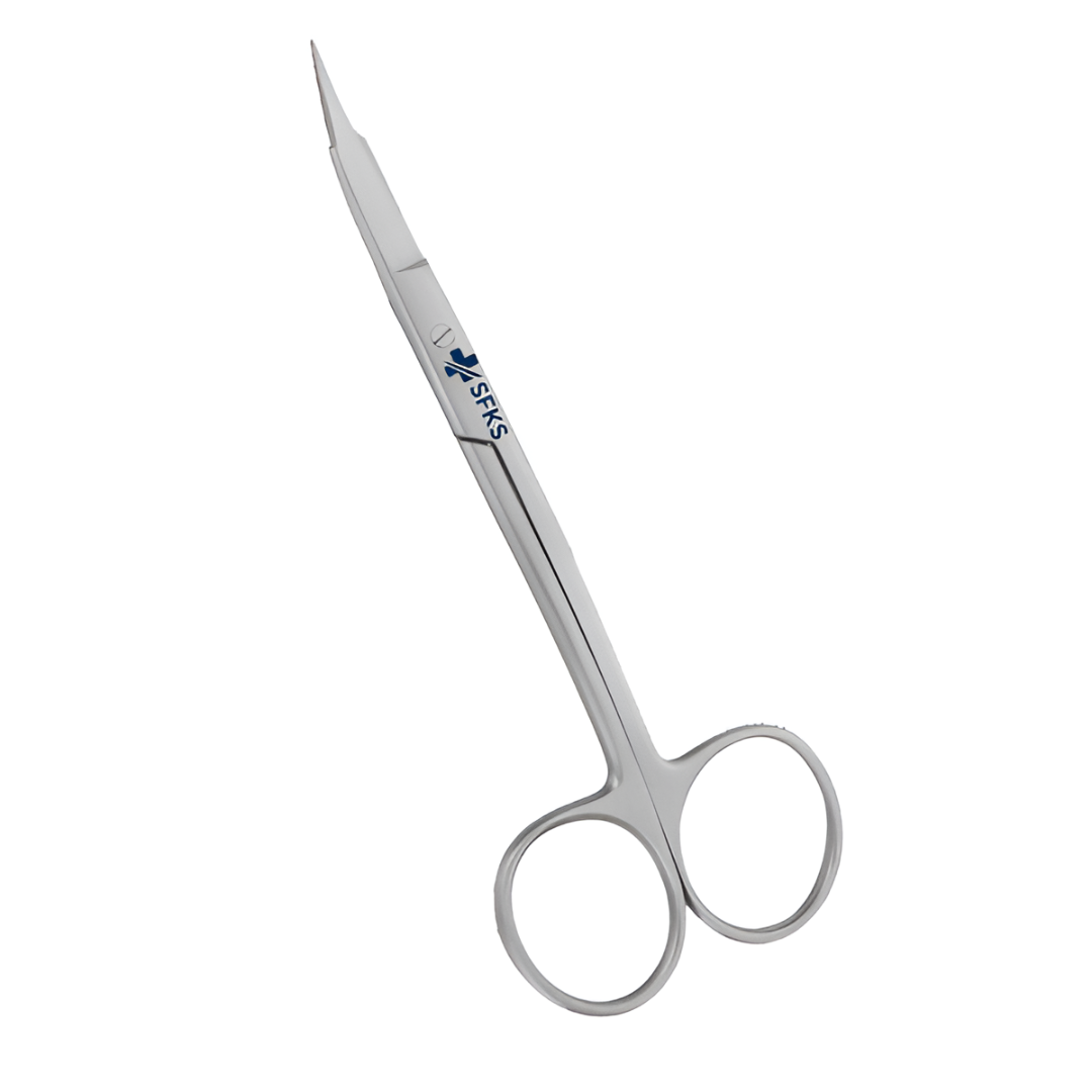 Goldman Fox Lagrange Curved DE1339 Goldman Fox Gum Scissors SF-DE-1339 Double Curved SuperCut CE ISO Certified