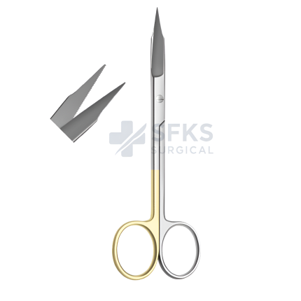 Super Cut Goldman-Fox 13.2cm Curved Serrated SF-DE-1417 Slip-Free Cutting Manufacturer Sialkot