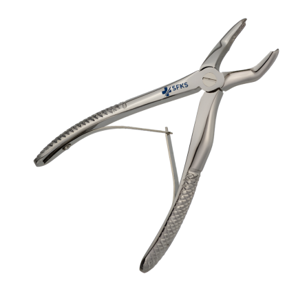 Extracting Forceps Klein 3 Upper Molars Universal SF-DE-071 German Steel Manufacturer Sialkot