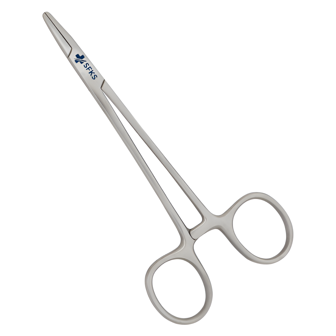 Mayo Hegar Mayo Hegar Needle Holder 16cm SF-DE-1395 - Dental Needle Holder by SFKS Surgical - German Stainless Steel CE ISO Certified Manufacturer